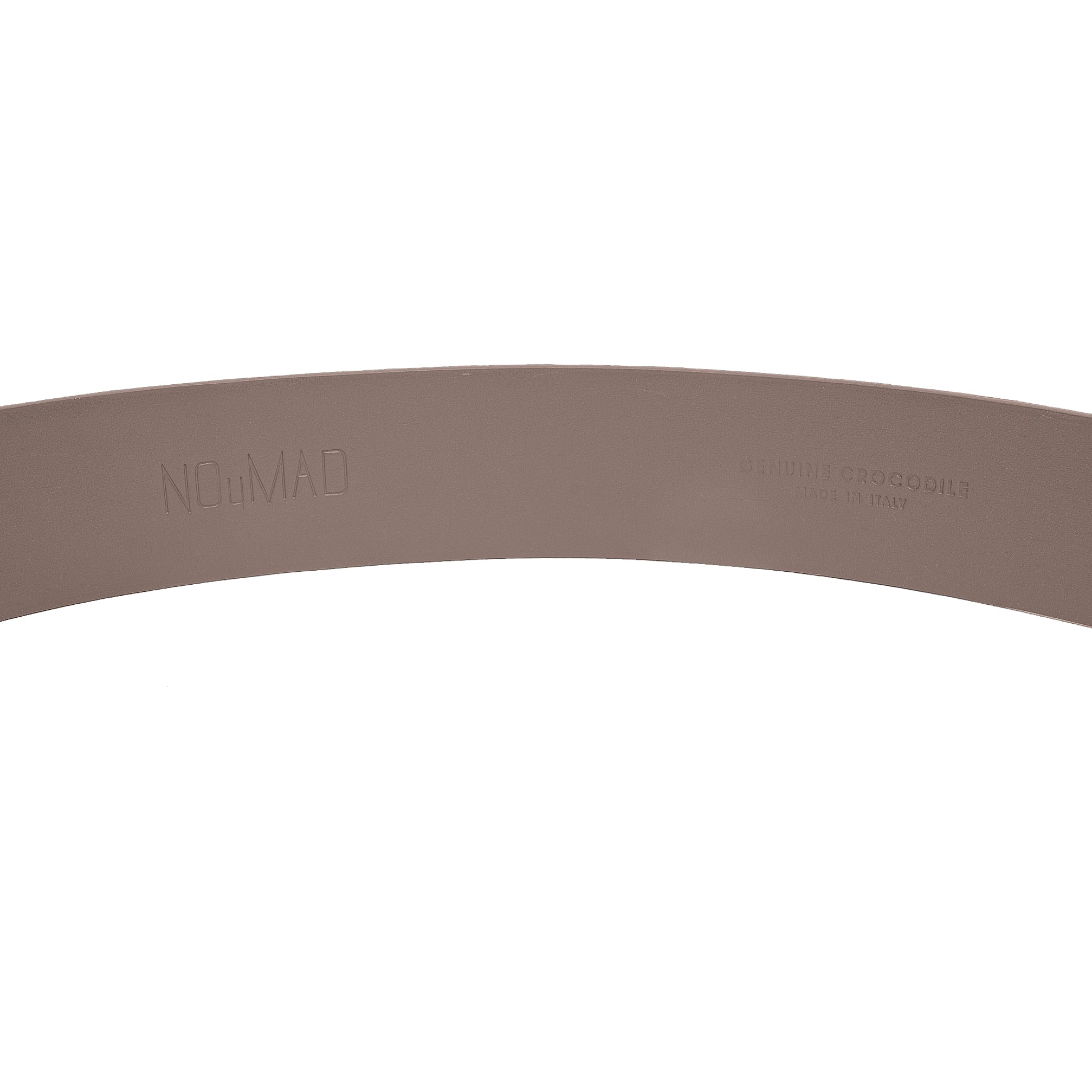 CINTURÓN DE COCODRILO MARRÓN