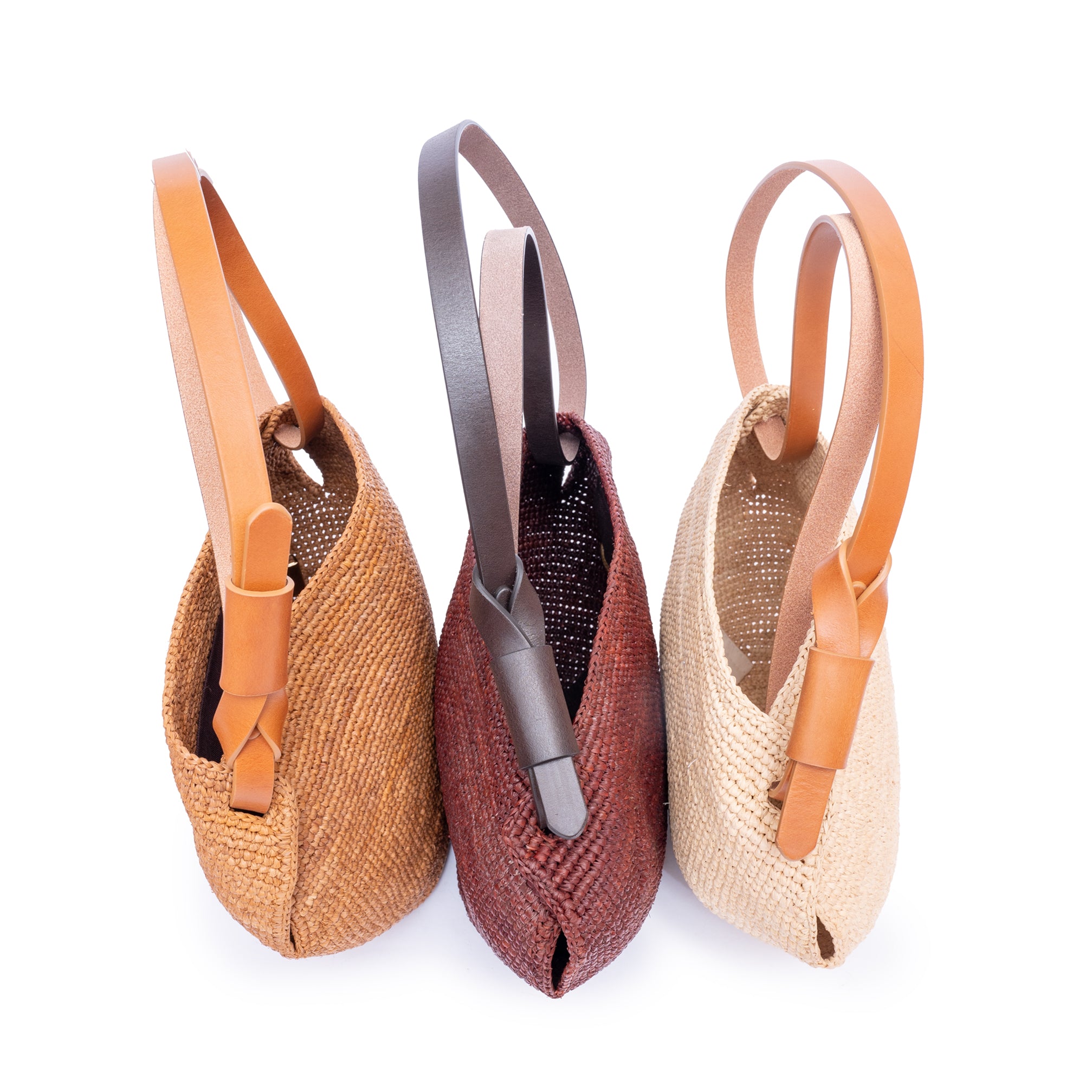 CESTA S RAFIA CHOCOLATE