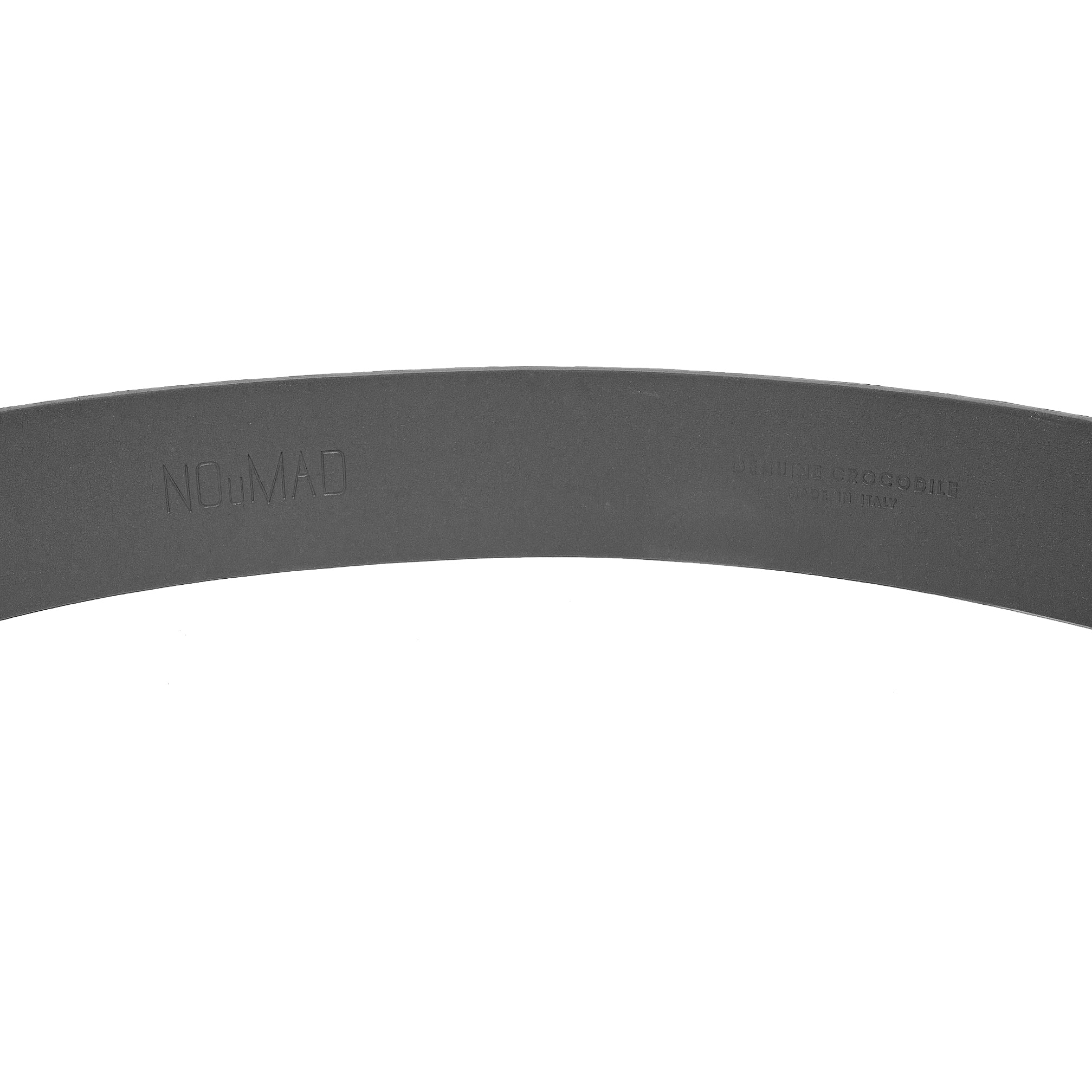 CINTURÓN DE COCODRILO NEGRO