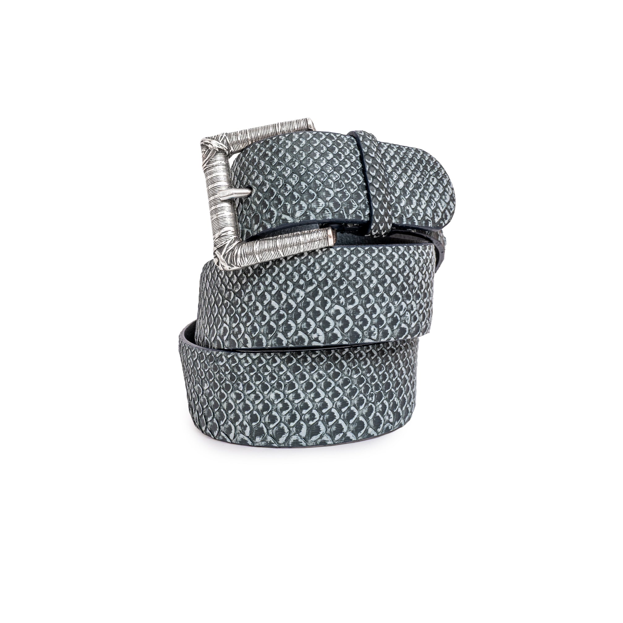 CAMEL BELT SILVER THREADS 4CM