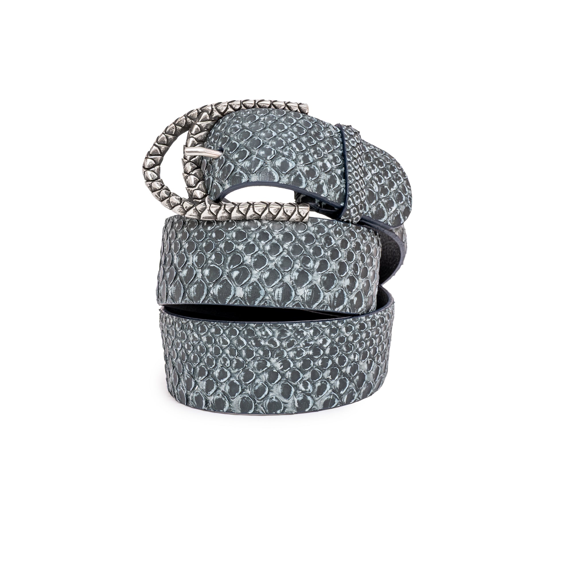 BASIC CAMEL SILVER BELT 4CM